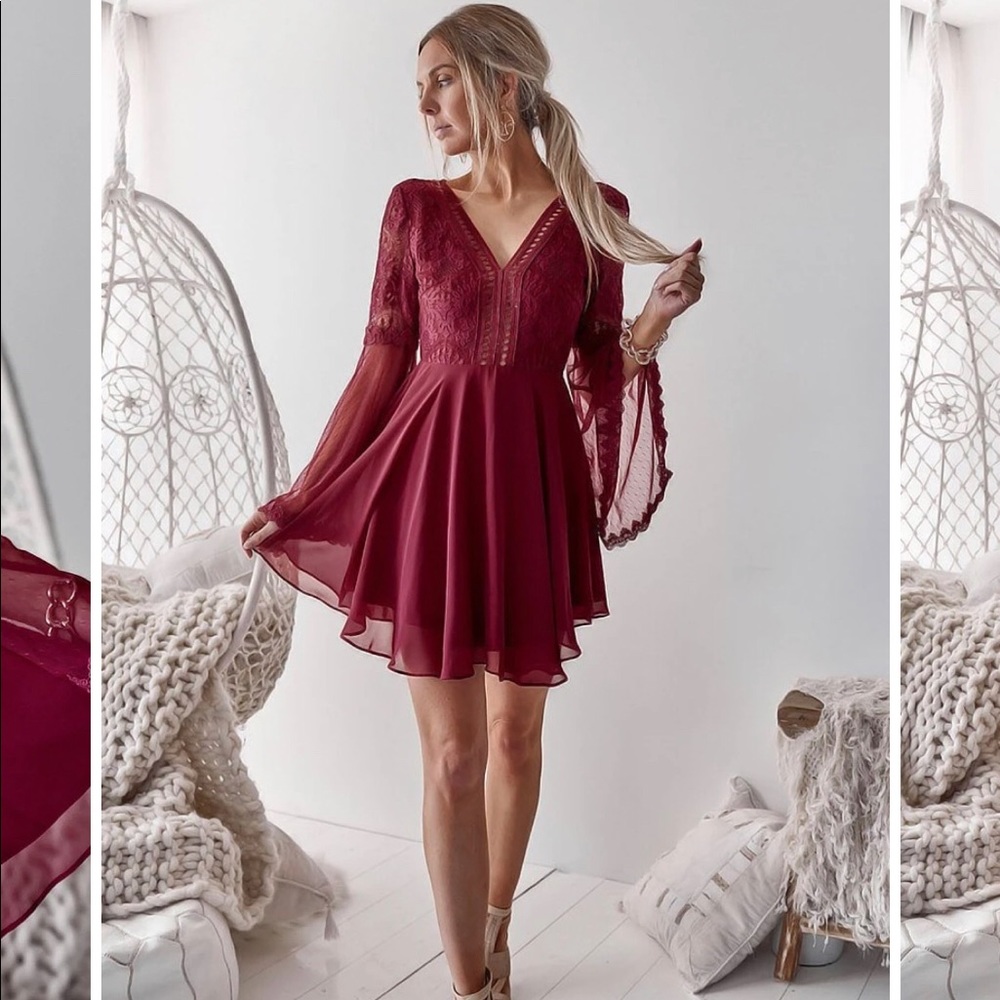 Bethany Dress size 6 (M) red
